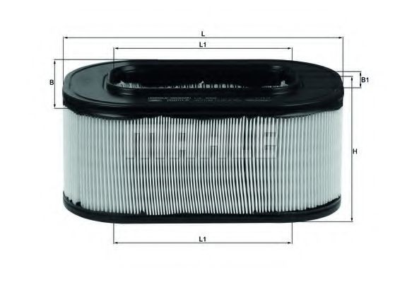 Елемент повітряного фільтра Mahle Original LX558 ціна, від 17.07 USD